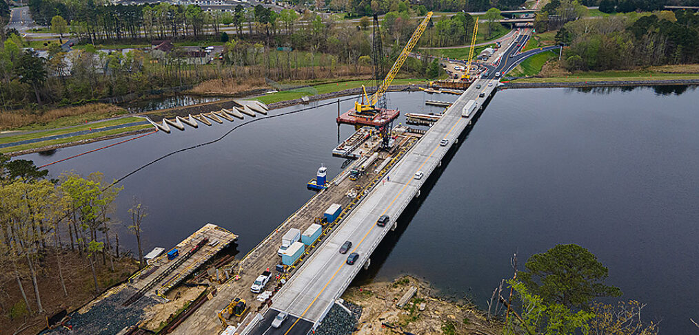 Ft Eustis Blvd Bridge Construction Progress